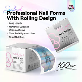 SAVILAND nail forms showing clear red alignment lines