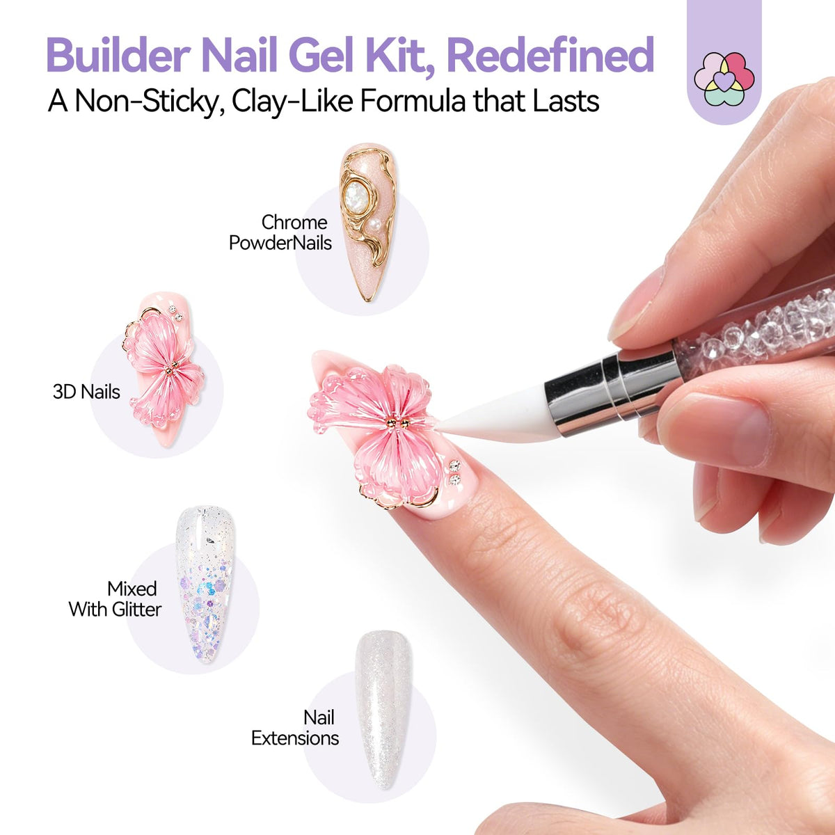 SAVILAND nail gel kit packaging and contents