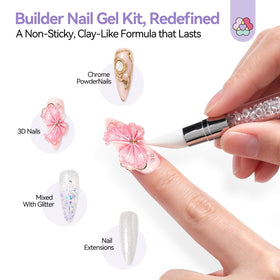 SAVILAND nail gel kit packaging and contents