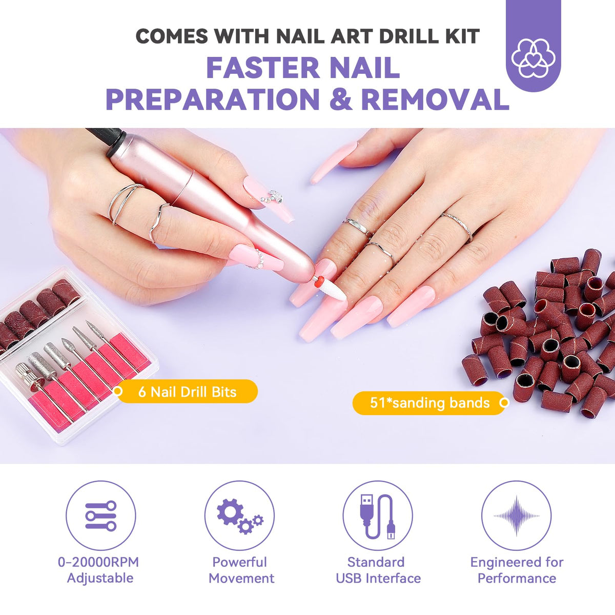 SAVILAND nail glue gel and nail tips