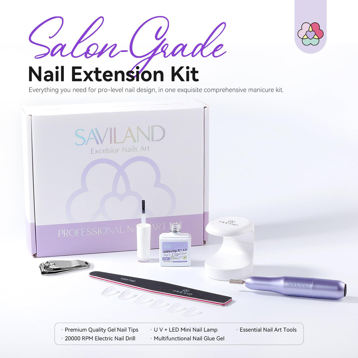 SAVILAND nail glue gel for strong adhesion