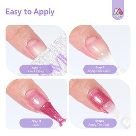 SAVILAND Nail Polish application on nails