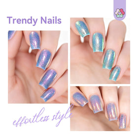 SAVILAND nail polish applied to nails in sunlight