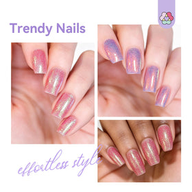 SAVILAND Nail Polish in pearl blue shade