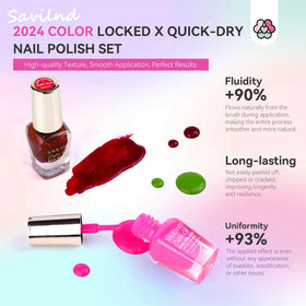 SAVILAND Nail Polish Set packaging details