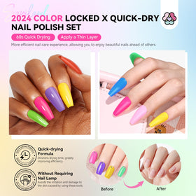 SAVILAND Nail Polish vibrant neon red bottle