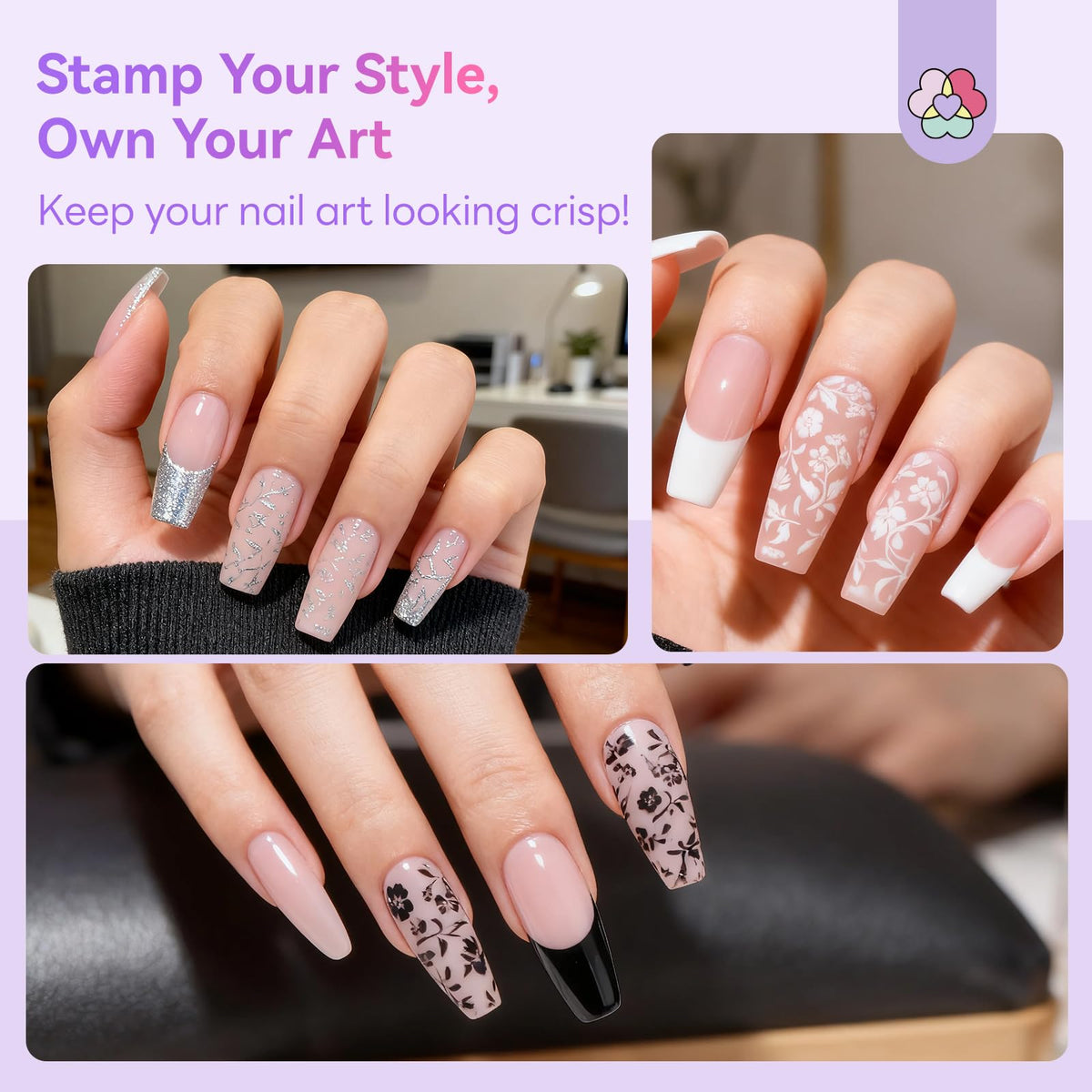 SAVILAND Nail Stamping Gel Polish Kit packaging