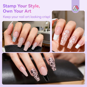 SAVILAND Nail Stamping Gel Polish Kit packaging