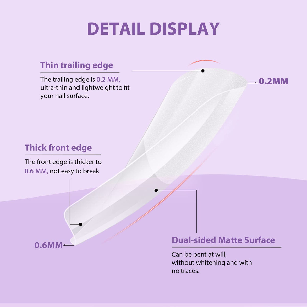 SAVILAND nail tips kit packaging