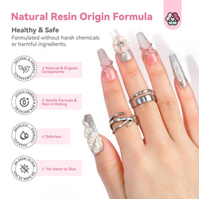 SAVILAND Non-Sticky Solid Builder Nail Gel Kit packaging view