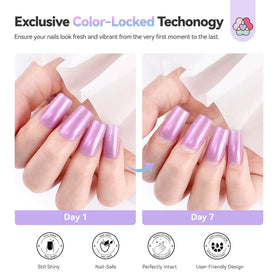 SAVILAND pearl yellow nail polish bottle