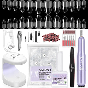 SAVILAND Pro Gel Nail Kit complete set with tools and nail tips