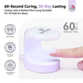 SAVILAND Pro Gel Nail Kit packaging and contents display