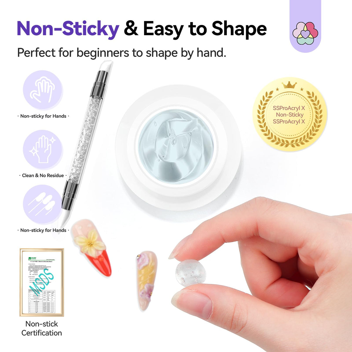 SAVILAND Rhinestone Glue Gel with applicator
