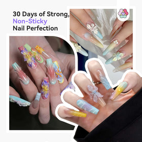 SAVILAND Solid Builder Nail Gel 15g curing under UV lamp