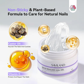 SAVILAND Solid Builder Nail Gel 15g packaging