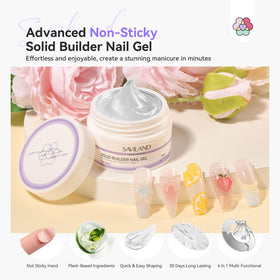 SAVILAND Solid Builder Nail Gel 15g texture close-up