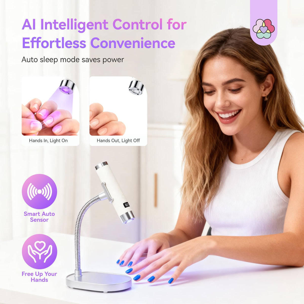 SAVILAND UV Light with smart sensor activation feature