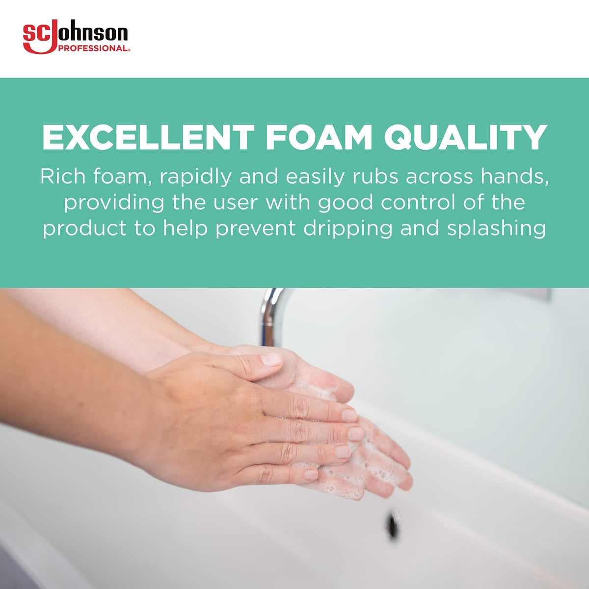 SC Johnson Professional Kindest Kare Advanced Hand Soap foam texture