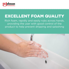 SC Johnson Professional Kindest Kare Advanced Hand Soap foam texture
