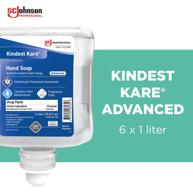 SC Johnson Professional Kindest Kare Advanced Hand Soap Refill 2 x 1L packaging