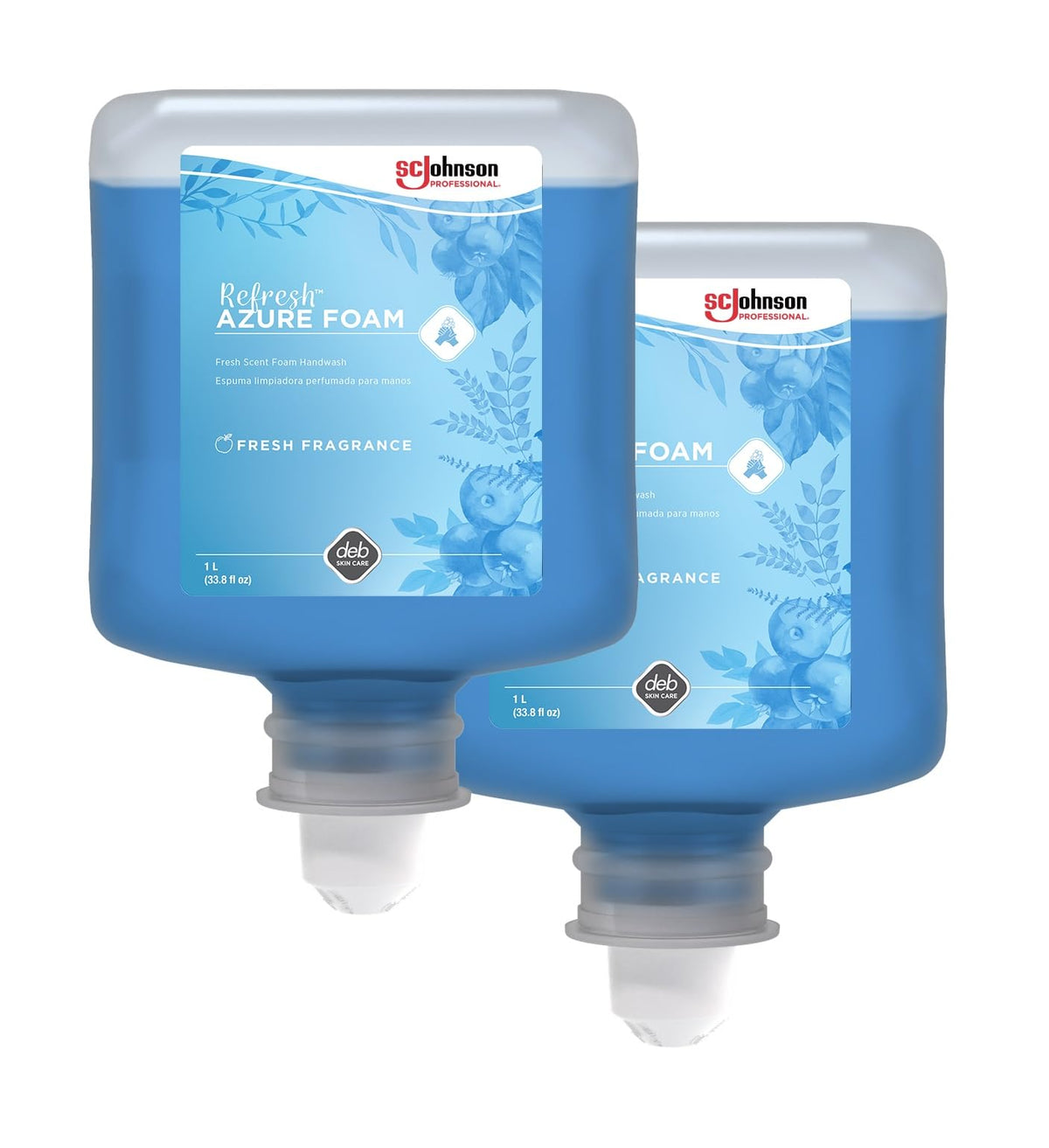 SC Johnson Professional Refresh Azure Foaming Hand Soap refill 1L front view