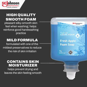 SC Johnson Professional Refresh Azure Foaming Hand Soap refill 2 pack side view