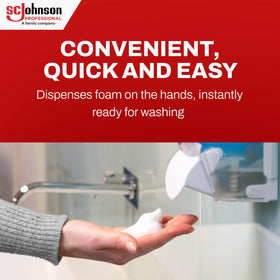 SC Johnson Professional Refresh Azure Foaming Hand Soap refill cartridge close-up