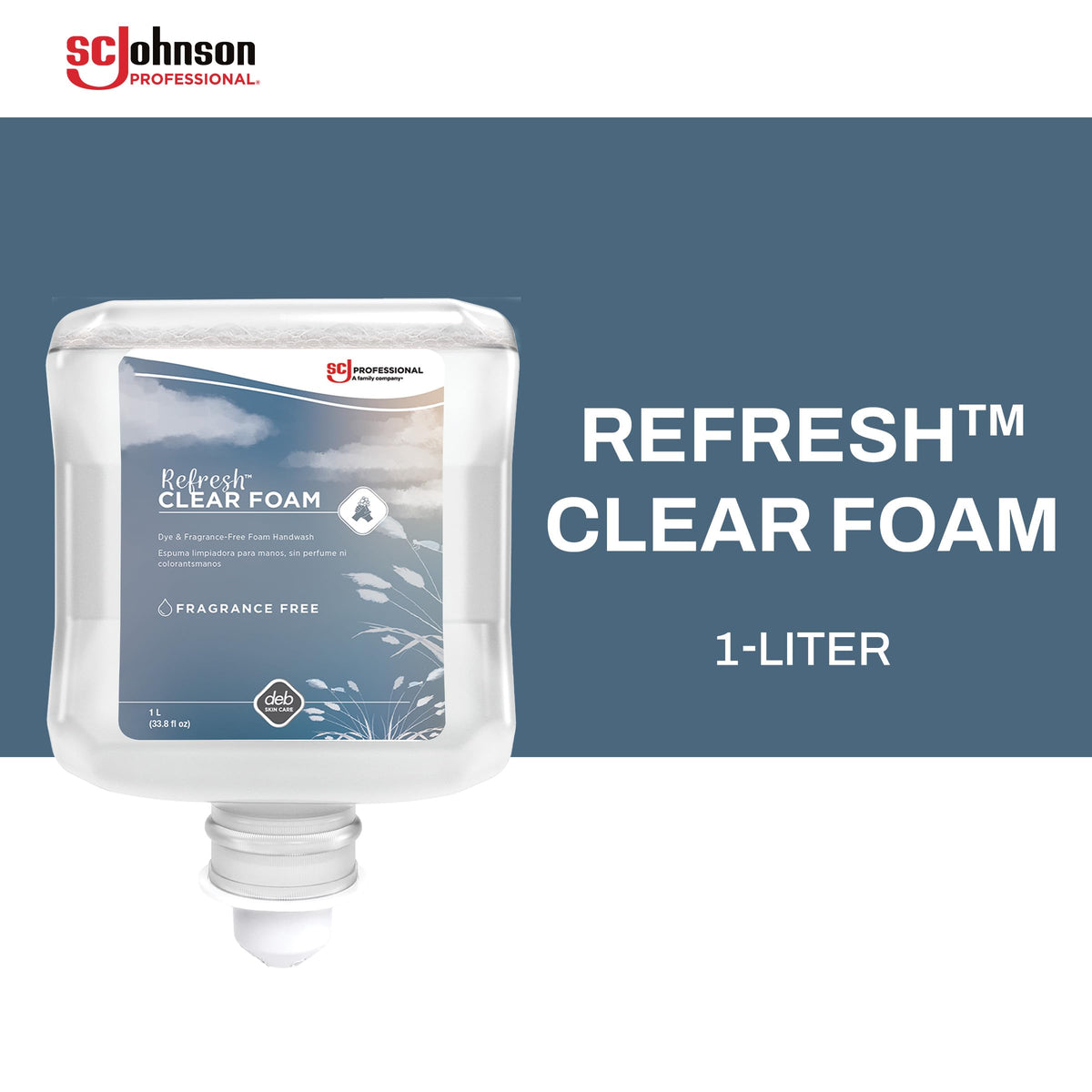 SC Johnson Professional Refresh Clear Foam Hand Wash cartridge side view