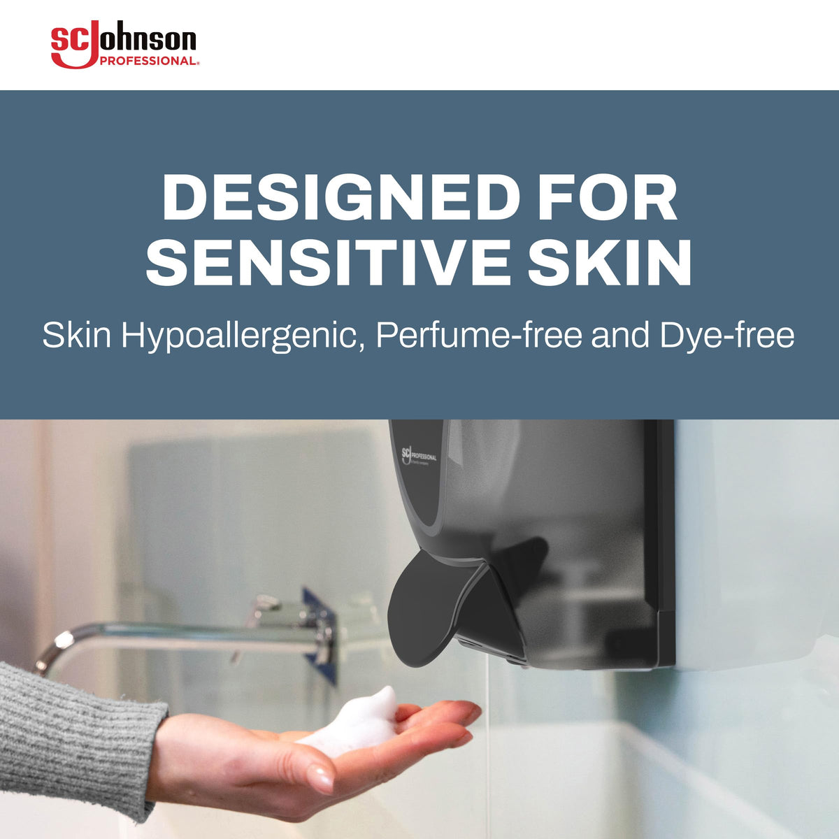 SC Johnson Professional Refresh Clear Foam Hand Wash cartridge with moisturizing ingredients