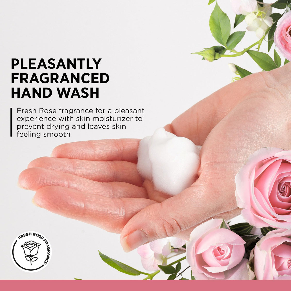 SC Johnson Professional Refresh Rose Foam Hand Soap 1L label details