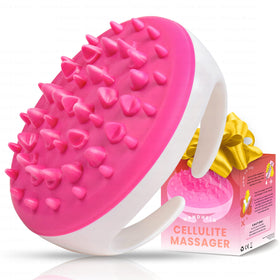 Scala Cellulite Massager Silicone front view in pink