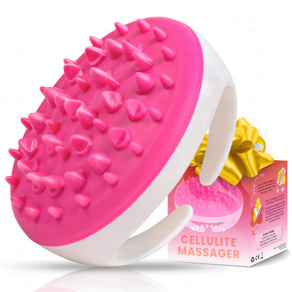 Scala Cellulite Massager Silicone front view in pink
