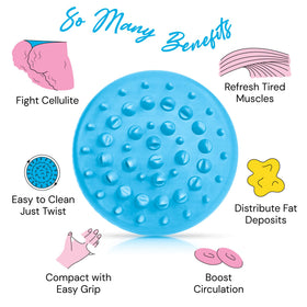 Scala Cellulite Massager Silicone side view highlighting compact size