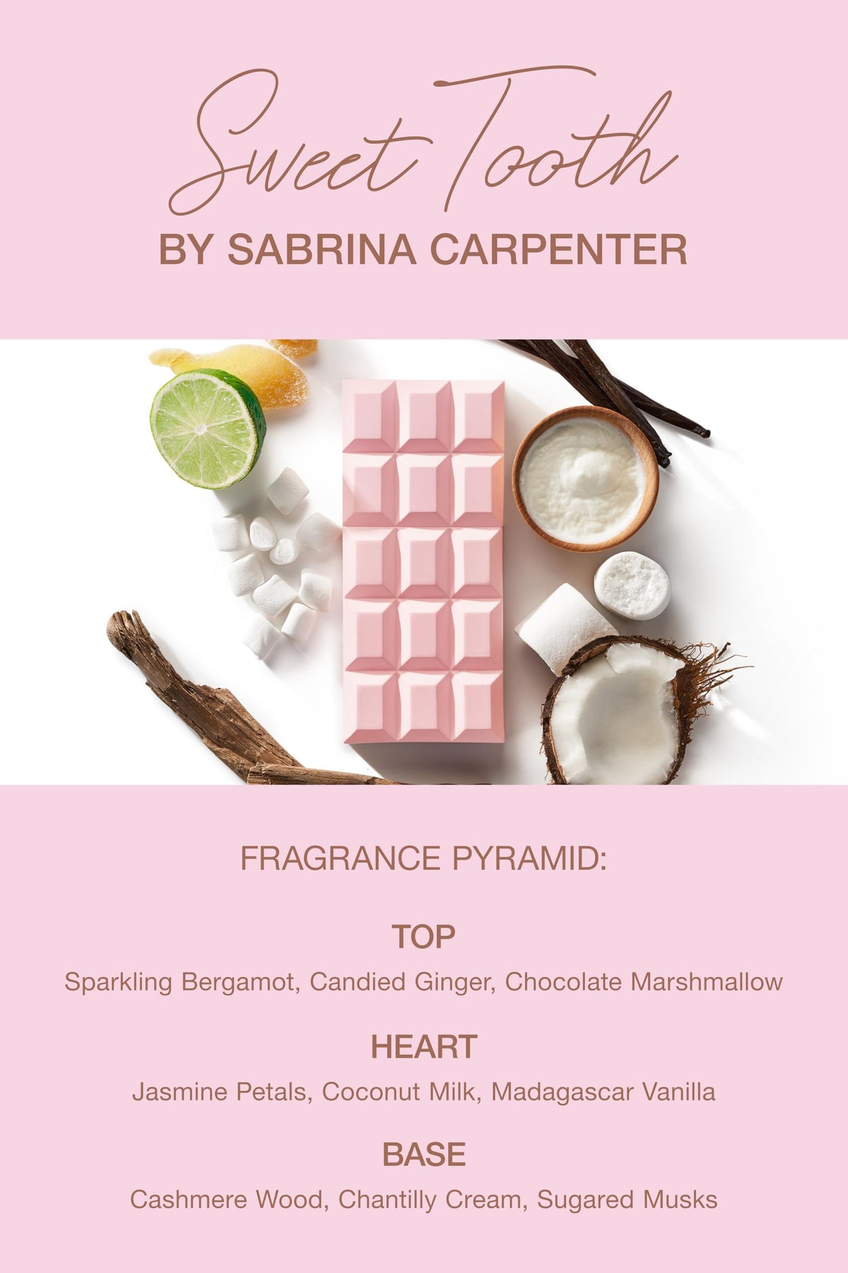 SCENT BEAUTY Sabrina Carpenter Eau de Parfum Sweet Tooth back view
