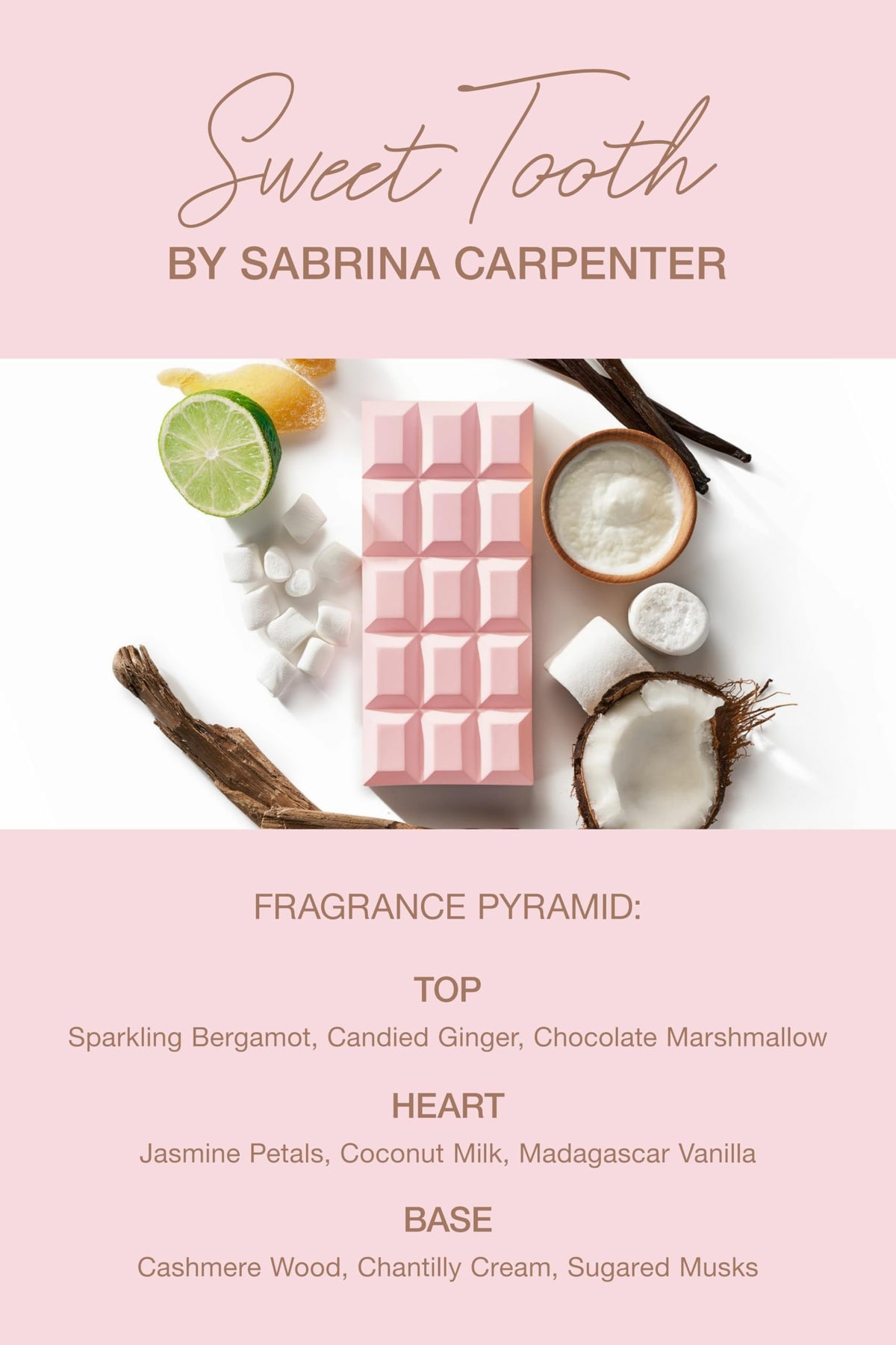SCENT BEAUTY Sweet Tooth Eau de Parfum bottle top view