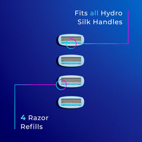 Schick Hydro Silk Moisture Razor Refills with shave cream