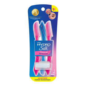 Schick Hydro Silk Touch-Up Dermaplane Razor 9ct front view