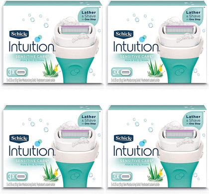 Schick Intuition Pure Nourishment Razor Refills pack of 12 cartridges