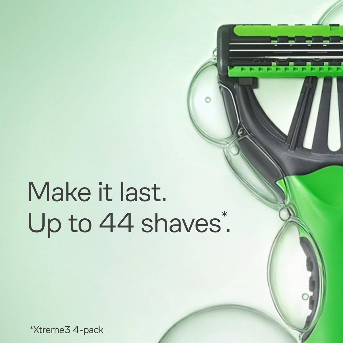 Schick Xtreme 3 Sensitive Disposable Razors displayed on bathroom counter