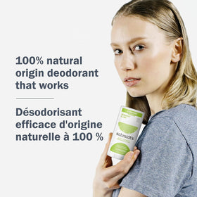 Schmidt's Bergamot and Lime Deodorant showing texture