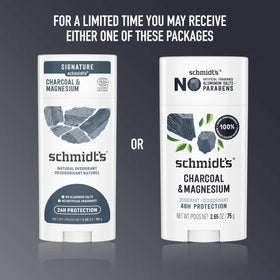 Schmidt's Charcoal & Magnesium Deodorant application demonstration