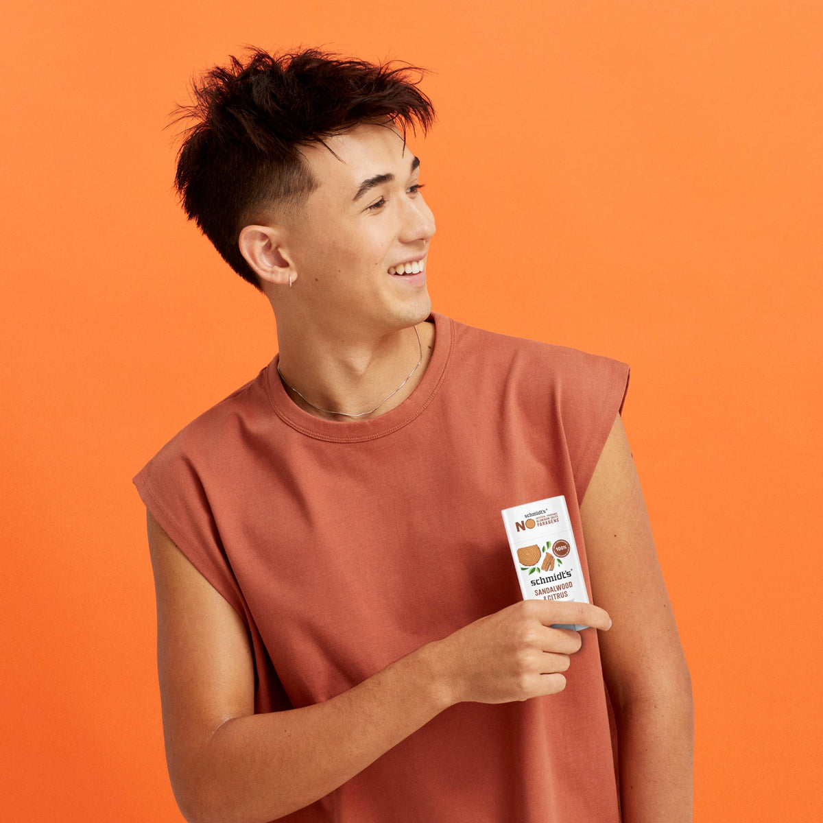 Schmidt's deodorant in a lifestyle setting