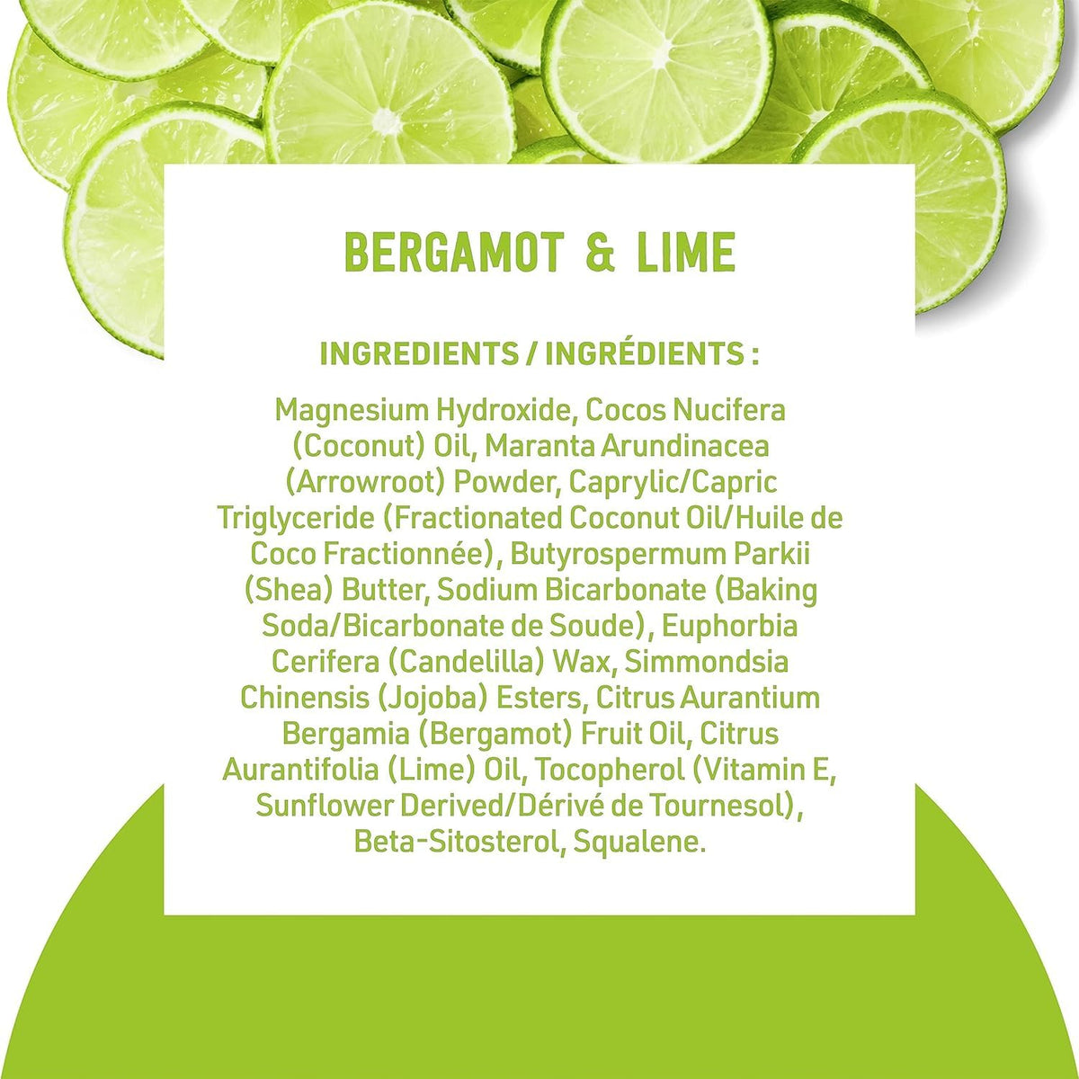 Schmidt's Natural Deodorant ingredients list on packaging