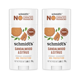 Schmidt's Natural Deodorant Sandalwood & Citrus front view