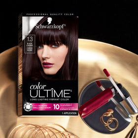 Schwarzkopf Color Ultime Black Cherry hair color application process