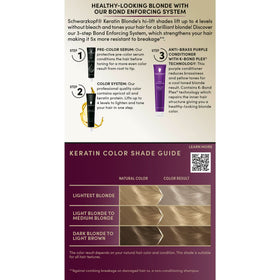 Schwarzkopf High Lift Natural Cool Blonde 11.01 hair dye developer and conditioner