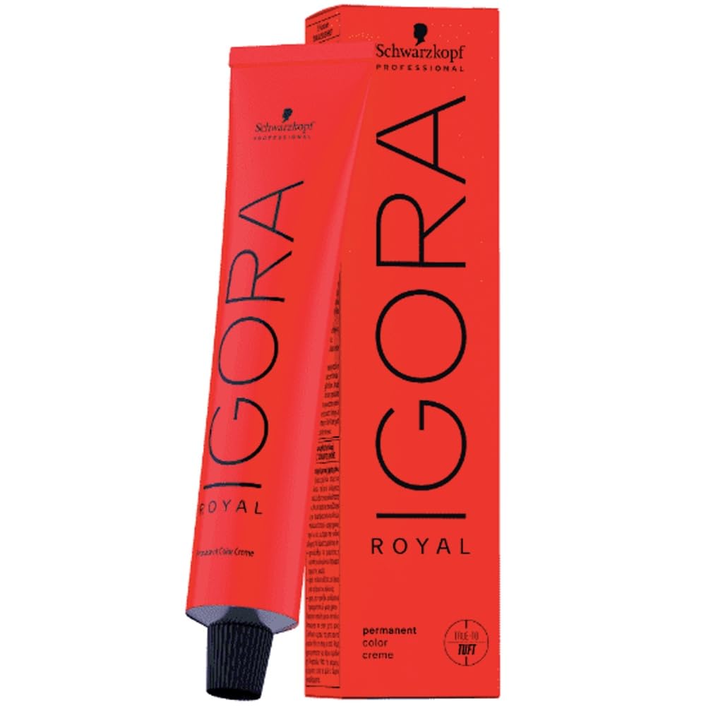 Schwarzkopf Igora Royal 6-1 packaging with hair color detail