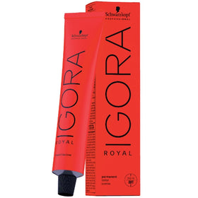 Schwarzkopf Igora Royal 6-1 packaging with hair color detail