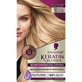 Schwarzkopf Keratin Blonde 11.0 hair dye packaging front view
